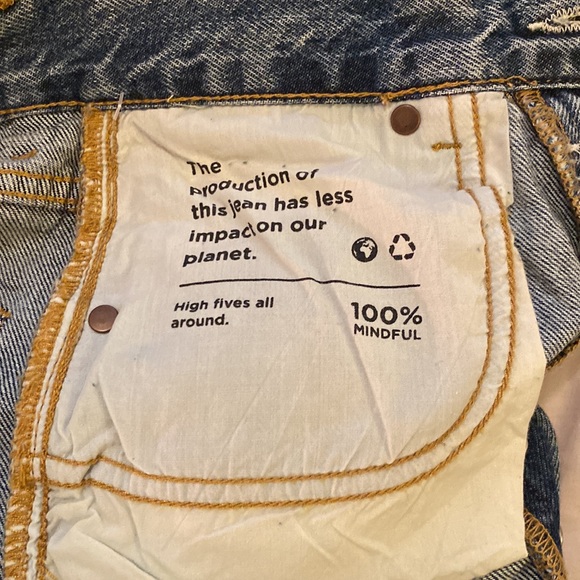 PACSUN High Rise Straight Button-fly Jeans Size 26 - Picture 12 of 15